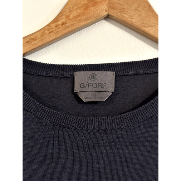 G/Force Size XL Sweater Jumper Pullover Color Block Tencel Silk Wool Golf Gray - Picture 3 of 6